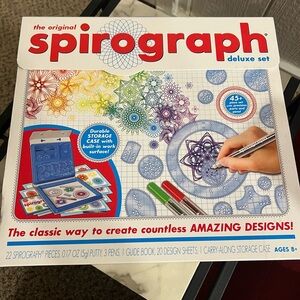Spirograph Deluxe, MarioKart Art Set, and 3D Pirate Ship Craft